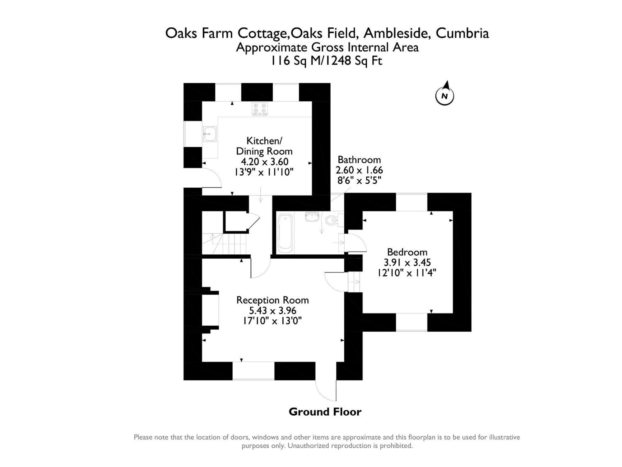 1 Oaks Farm Cottages Ambleside Dış mekan fotoğraf